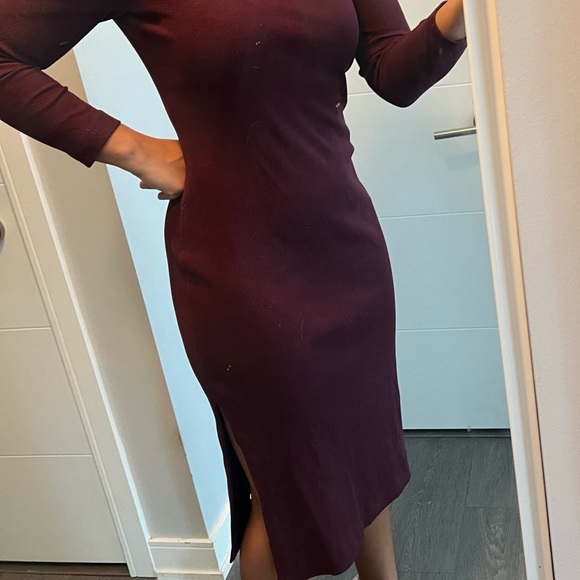 Long Sleeve Sweater Dress - Picture 4 of 4